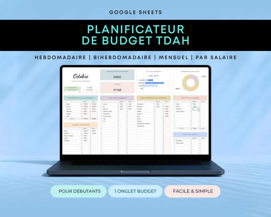 Modèle de budget pour Excel et Google Sheets (toutes devises)